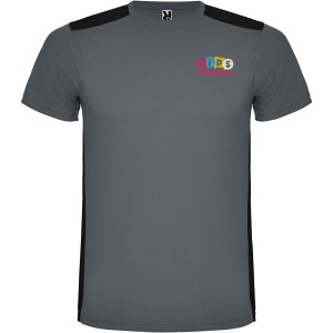 Detroit rvid ujj gyerek sportpl, ebony, solid black (T-shirt, pl, kevertszlas, mszlas)