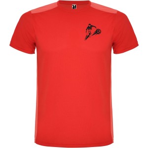 Detroit rvid ujj uniszex sportpl, red (T-shirt, pl, kevertszlas, mszlas)