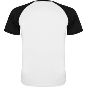 Indianapolis rvid ujj gyerek sportpl, white, solid black (T-shirt, pl, kevertszlas, mszlas)