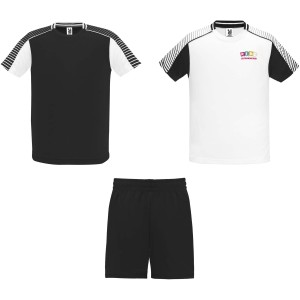 Juve gyerek sport szett, white, solid black (T-shirt, pl, kevertszlas, mszlas)