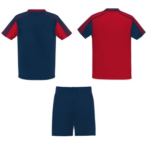 Juve uniszex sport szett, red, navy blue (T-shirt, pl, kevertszlas, mszlas)