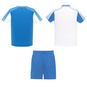 Juve uniszex sport szett, white, royal blue (T-shirt, pl, kevertszlas, mszlas)