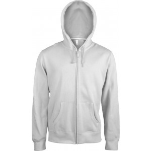 Kariban kapucnis, cipz�ras pul�ver, White