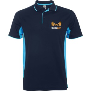 Montmelo rvid ujj uniszex sportpl, navy blue, sky blue (T-shirt, pl, kevertszlas, mszlas)