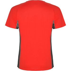 Shanghai rvid ujj gyerek sportpl, red, dark lead (T-shirt, pl, kevertszlas, mszlas)