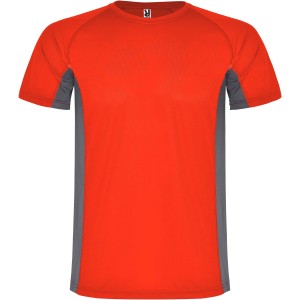 Shanghai rvid ujj gyerek sportpl, red, dark lead (T-shirt, pl, kevertszlas, mszlas)