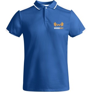 Tamil rvid ujj frfi sportpl, royal blue, white (T-shirt, pl, kevertszlas, mszlas)